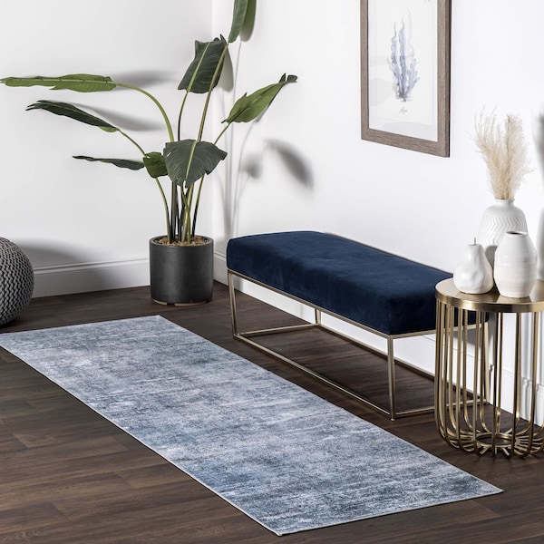 Nuloom Katia Modern Abstract Machine Washable Area Rug 2ft 6in x 8ft BIRV56A-2608 - main